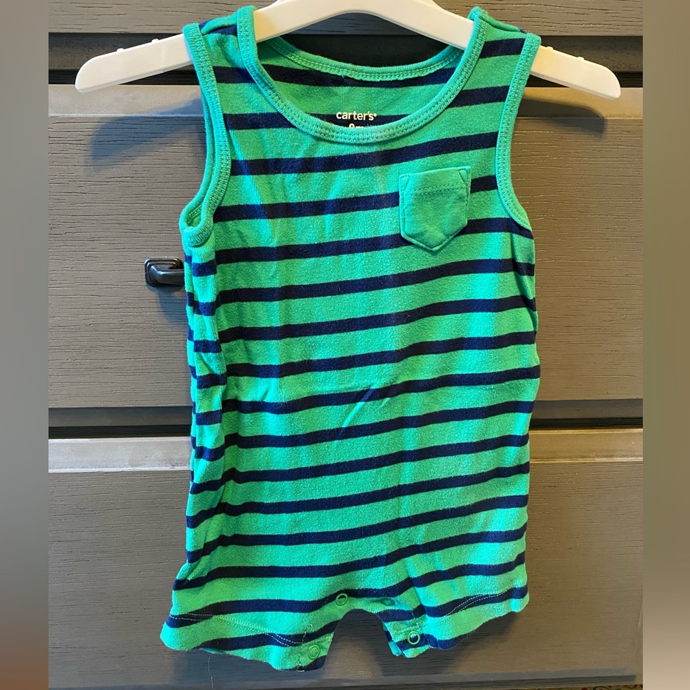 Carter’s Baby Striped Romper size 9 months